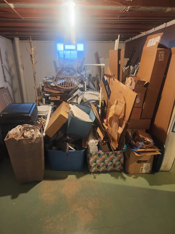 Roll-off dumpster container at job site for Yard Waste Dumpster Rental in Bonny Doon